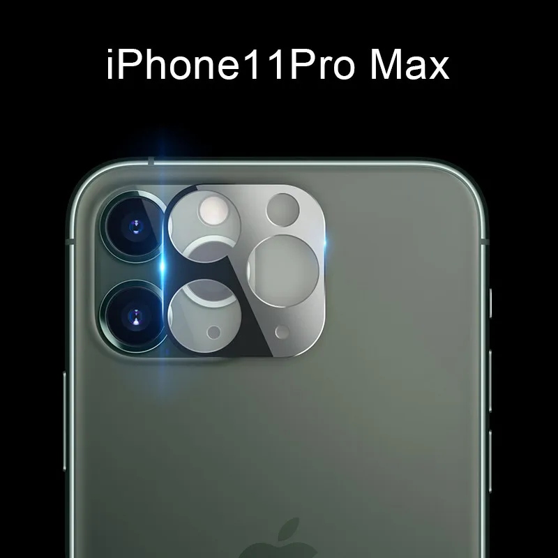 Чехол для объектива iPhone 11, Взрывозащищенная металлическая стеклянная Защитная пленка для iPhone 11 Pro, кольцо для объектива iPhone 11 Pro Max, крышка для объектива