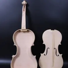 Белая незавершенная скрипка 4/4 пламя Кленовая ель Страдивари цельная древесина