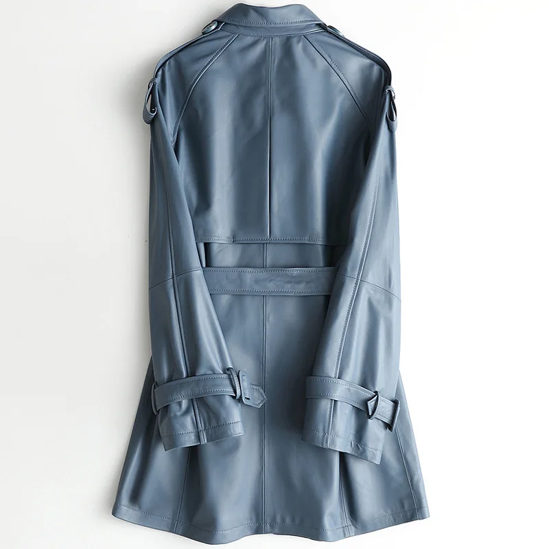 Новинка 2020 настоящая овчина куртка из натуральной кожи для женщин весна-осень