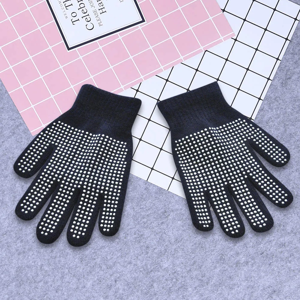Mittens Guantes New Winter Warm Magic-Stretch Glove Kids Size Colorful Set Knit Gloves Хлопчатобумажные перчатки