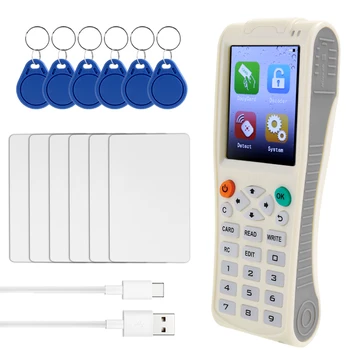 

Handheld Key Machine RFID NFC Copier IC/IDReader Writer Duplicator iCopy8 with Full Decode Function Intelligent Card Key Machine