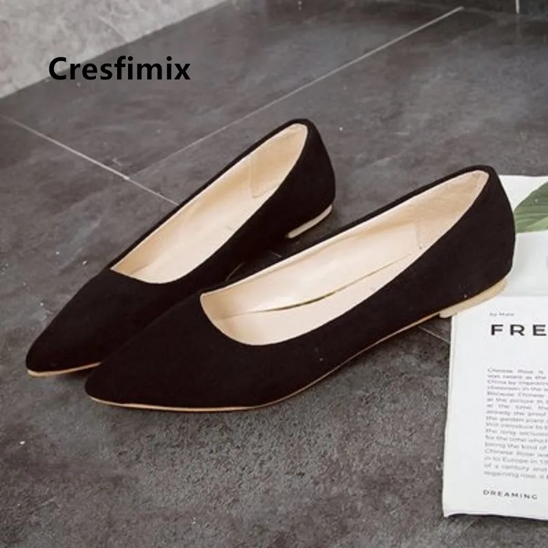Cresfimix vrouwen platte из натуральных материалов, schoenen Женская мода высокого качества обувь на плоской подошке женская повседневная обувь с узором, женские вечерние туфли без каблуков a5020 - Цвет: f
