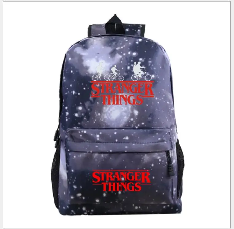 as pictures Новая мода аниме Mochila странные вещи рюкзак для мальчиков и девочек сумки для ноутбука Снова в школу сумка дорожные сумки вместительные Mochilas - Цвет: as pictures
