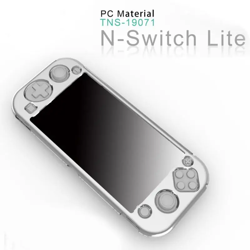 Водонепроницаемый Противоскользящий чехол с кристаллами, пригодный для Nintendo Switch Lite, консоль, игровой аксессуар, чехол, прозрачная задняя крышка, защитная сумка