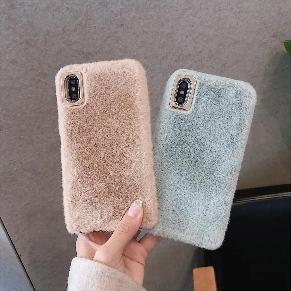 plush Furry fluffy cute candy color Phone cover for iPhone11 pro Max case colorful fluffy funda for iPhone8 6 7Plus x xr xsmax plush Furry fluffy cute candy color Phone cover for iPhone11 pro Max case colorful fluffy funda for iPhone8 6 7Plus x xr xsmax
