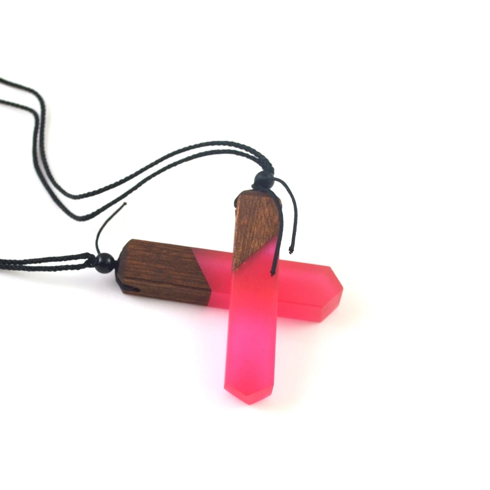 Модное ювелирное ожерелье Акция! Старинные подвески из дерева и смолы для мужчин