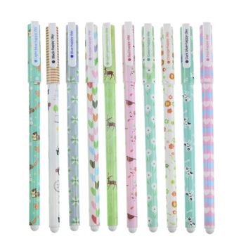 

10 Pcs Kawaii Cartoon Colorful Gel Pen Set Cute Korean Stationery Pens For Writting Office School Supplies Gift