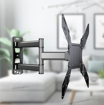 

Wall mount TV Bracket with Three Arms Hold Up to 40kg Fits for TV in 26-55“ VESA 100*100-400*400