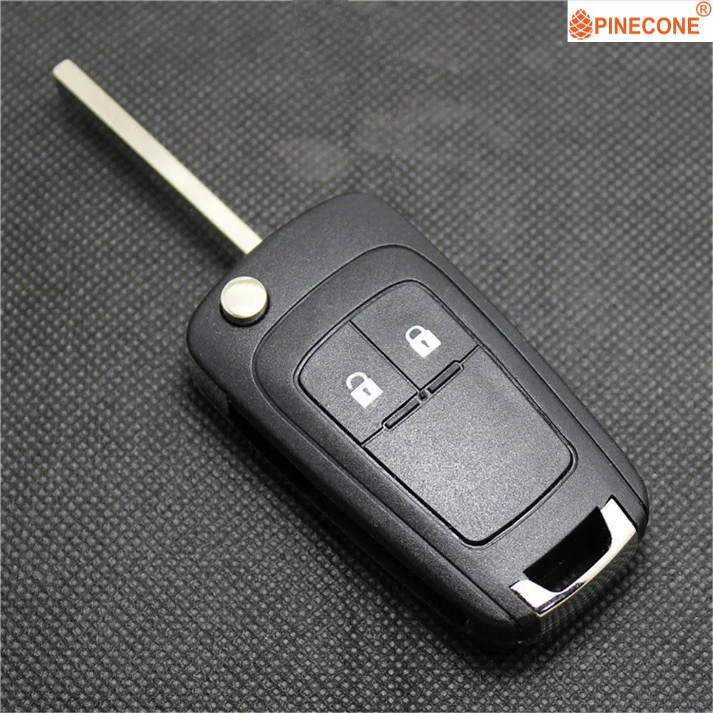 PINECONE для Opel Vauxhall Insignia Astra Zafira Chevrolet Cruze Buick чехол ключей 2 кнопки Hu100 Сменный Чехол