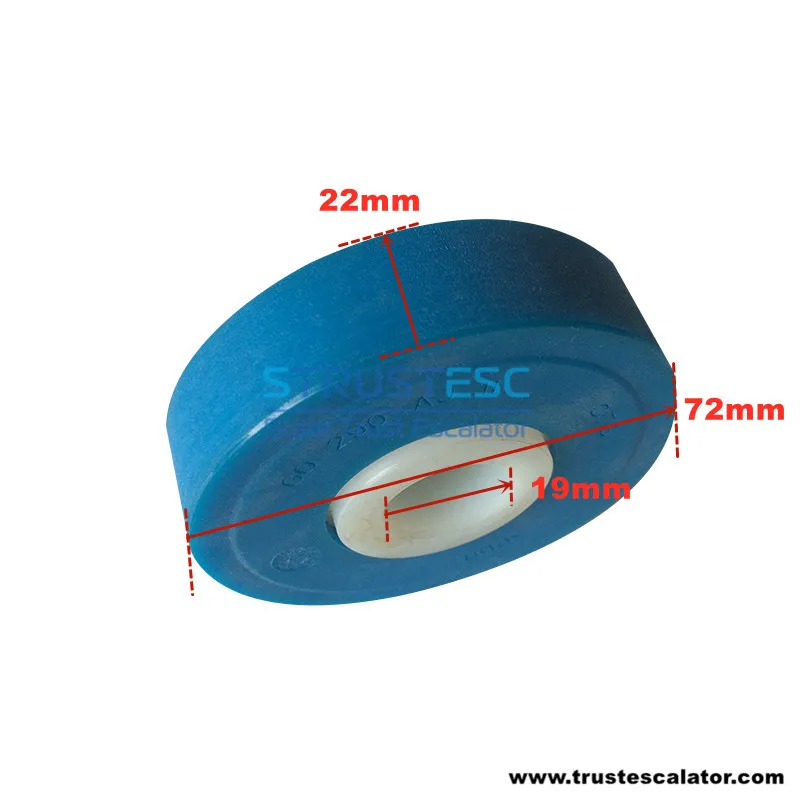 Escalator Step Chain Roller 76x22 ID19mm 1 Pack = 50 Pieces GO290AJ11