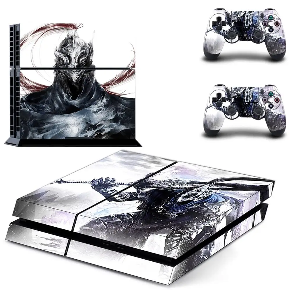 Наклейка для PS4 стикер Dark Souls Remake полное покрытие лицевые панели наклейка виниловая для playstation 4 консоль и контроллеры наклейка для PS4 наклейка