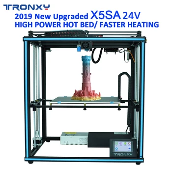 

Tronxy DIY Assembled X5SA Aluminium 3D Printer Kit printing with Touch Screen Auto Leveling Filament Sensor Large Printing Size
