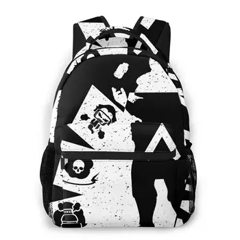 

Apex Legend - Caustic Travel Backpacks 2020 Battlefield Shoulder Bags