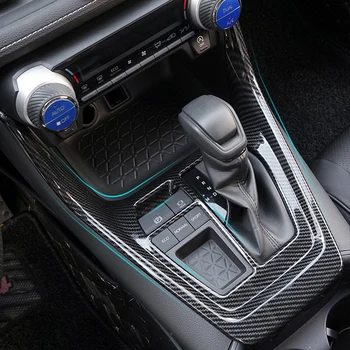 

Carbon Line Plastic Gear Frame Cover For Toyota RAV4 2020 Gear Shift Frame Sticker Trim For Toyota RAV4 2020 CAR ACCESSORIES