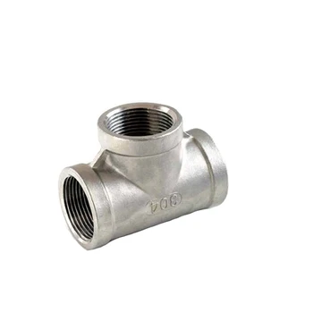 

SS304 Stainless Steel Female Threaded 3 Way Tee T Pipe Fitting 1/2" BSP Threaded