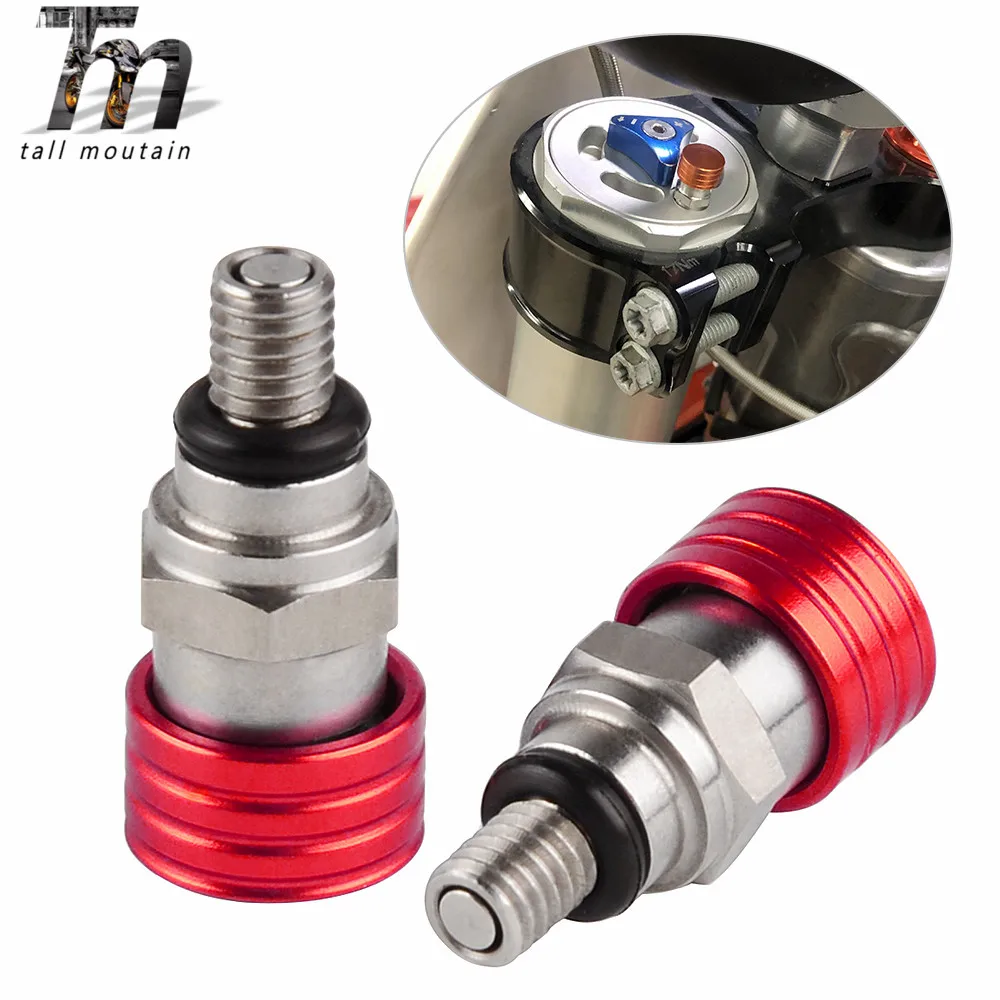 

M5x0.8 Fork Air Bleeder Valve For Honda CR 80 85 125 250 500 CRF 250R 250X 450R 450X 250RX 450RX For Kawasaki Yamaha For Suzuki