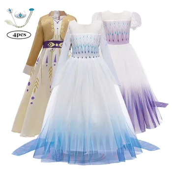 

Girls Dress for Kids Fancy Princess Party Children Costume Comic Con Cosplay Outfit Halloween Disguise Clothing