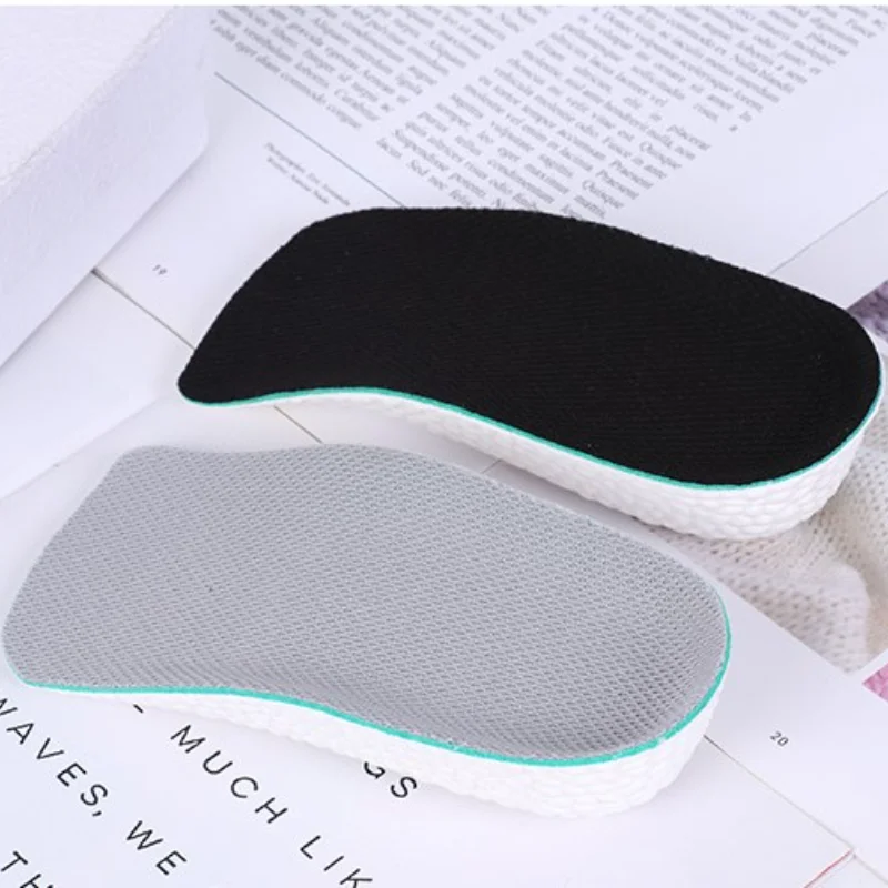 Height Increase Half Insole Light Weight Soft Elastic Lift Unisex Heel Lifting Inserts 1.5/2.5/3.5CM Arch Support Shoe Pads 4