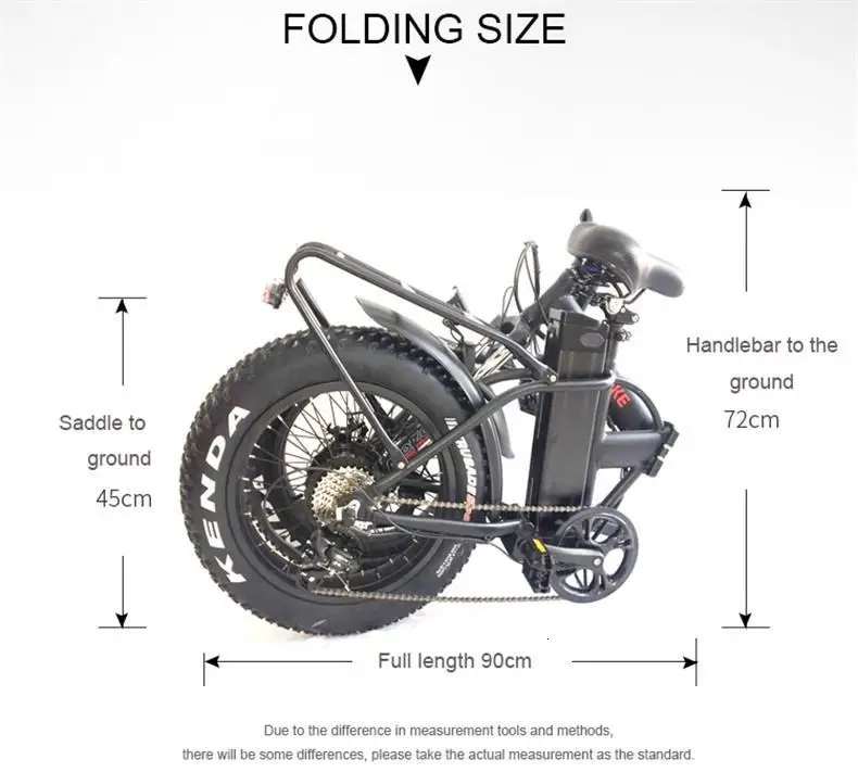 Clearance Big Fat 4.0 Tires Off Road Electric Bike 2 Wheel Electric Bicycle 500W 48V Portable Folding Electric Snow Scooter For Adult 20 Clearance Big Fat 4.0 Tires Off Road Electric Bike 2 Wheel Electric Bicycle 500W 48V Portable Folding Electric Snow Scooter For Adult 20