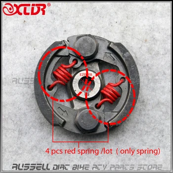 

4 pcs red spring for Racing Heavy Duty 2 Stroke Mini Moto Clutch Pad 43cc 47cc 49cc Engine Pocket Dirt Bike ATV Quad Crosser