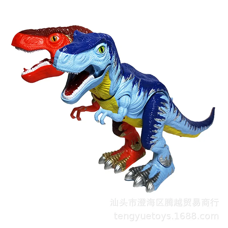 Удивительный Спрей Электрический динозавр игрушка ходячий спрей светодиодный светильник звук динозавр игрушка динозавр модель Мальчик День рождения Рождество