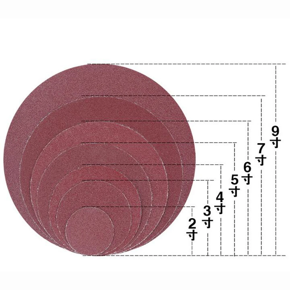 Grits 60-1200 2 inch 30pcs Hook and Loop White Sanding Discs 180 GRIT Grits 60-1200 2 inch 30pcs Hook and Loop White Sanding Discs 180 GRIT