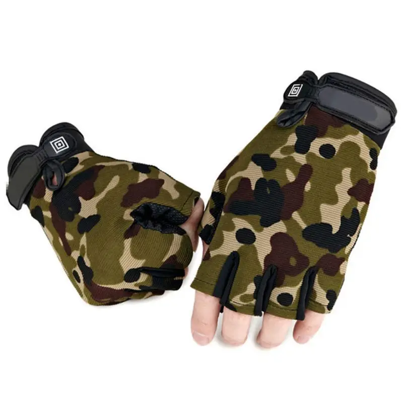Новые уличные тактические перчатки для езды на велосипеде с полупальцами Военные перчатки для Nerf тренировочных игр спортивные Q6PD