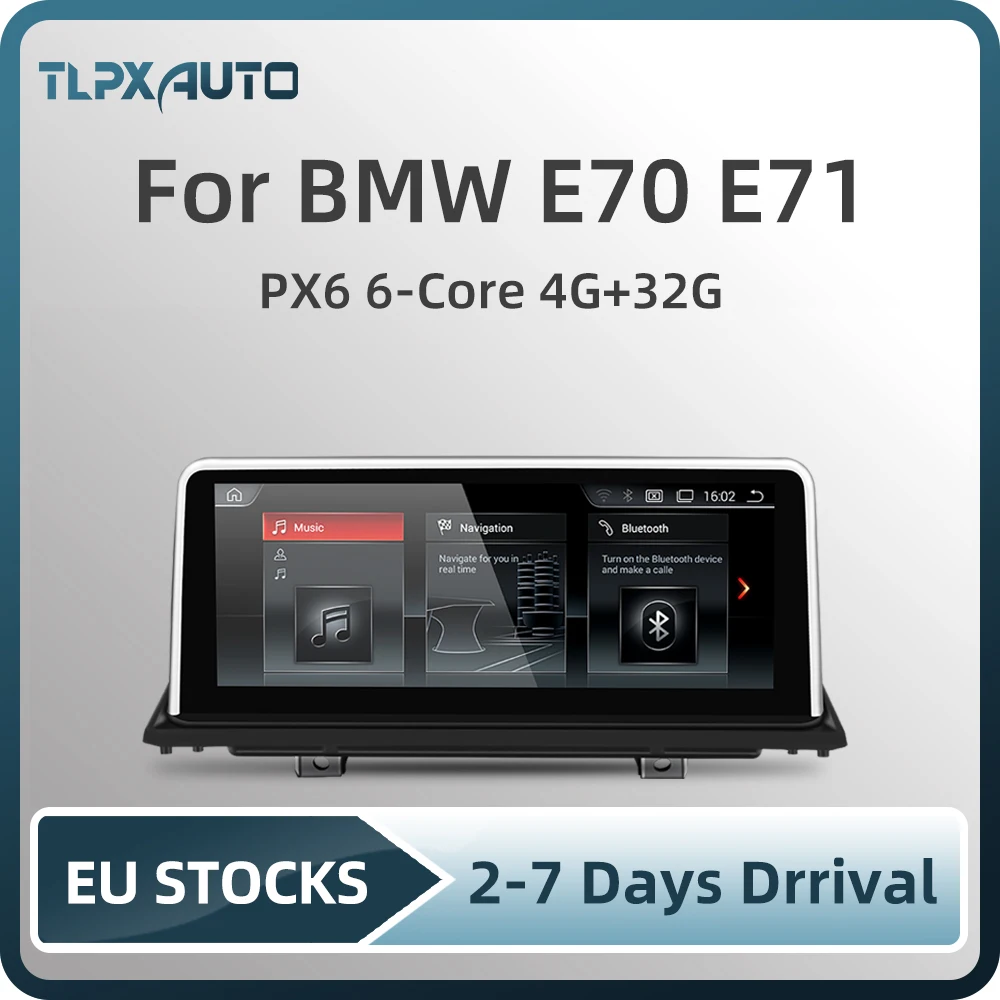 10 25 &quotнавигации Экран для BMW E70/E71 Android Системы 6 core 4 Гб + 32G Автомобильный