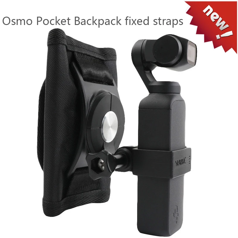 

New Osmo Pocket Backpack fixed straps adapter bracket for DJI OSMO Pocket Handheld gimbal for gopro hero camera Accessories