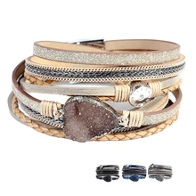 Artilady кожаный браслет, очаровательный мужской браслет, женский модный браслет, ювелирные изделия, идеар, подарки для мамы, сестры и друзей