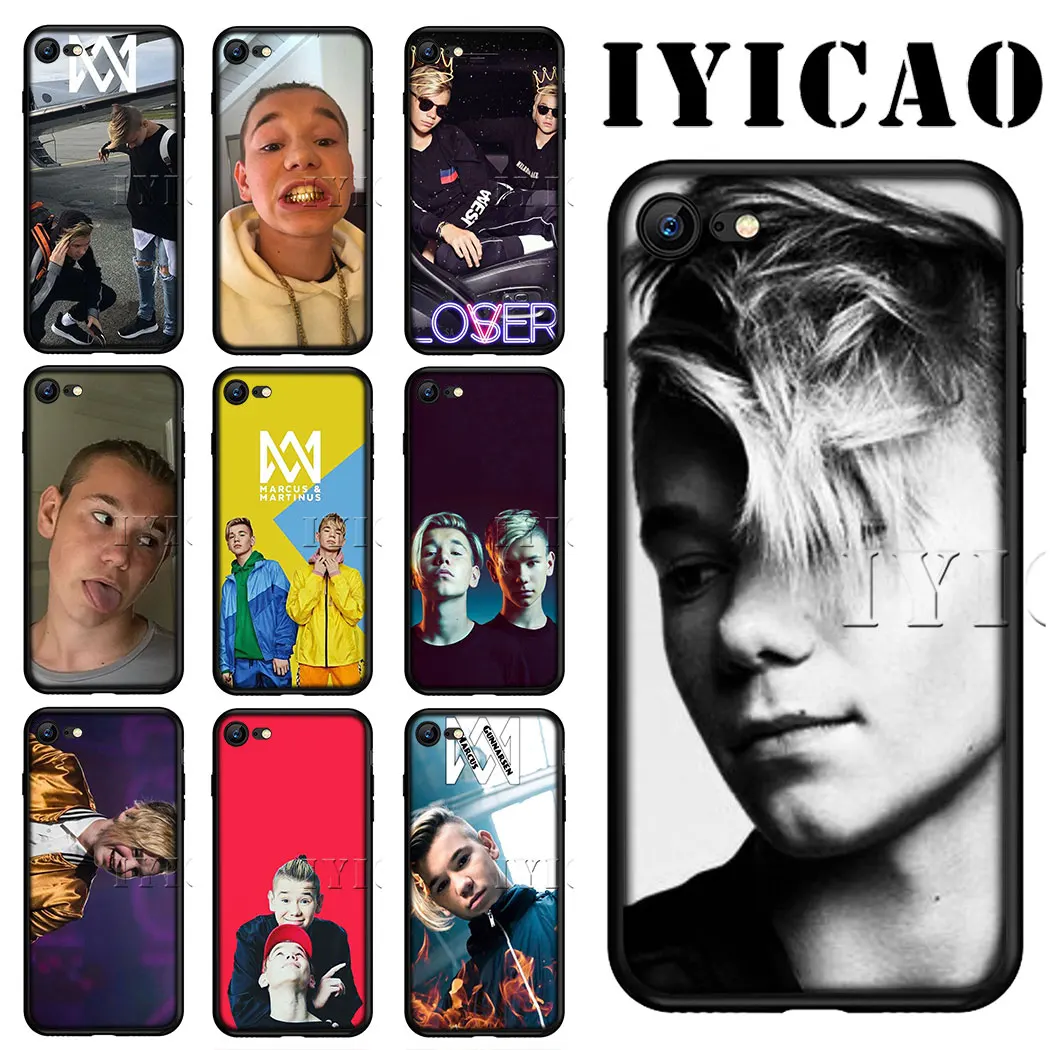 IYICAO Marcus Martinus Soft Silicone Phone for iPhone X XS XR Max 6 6s 7 8 Plus 5 5s SE 10 11 pro max Cover |