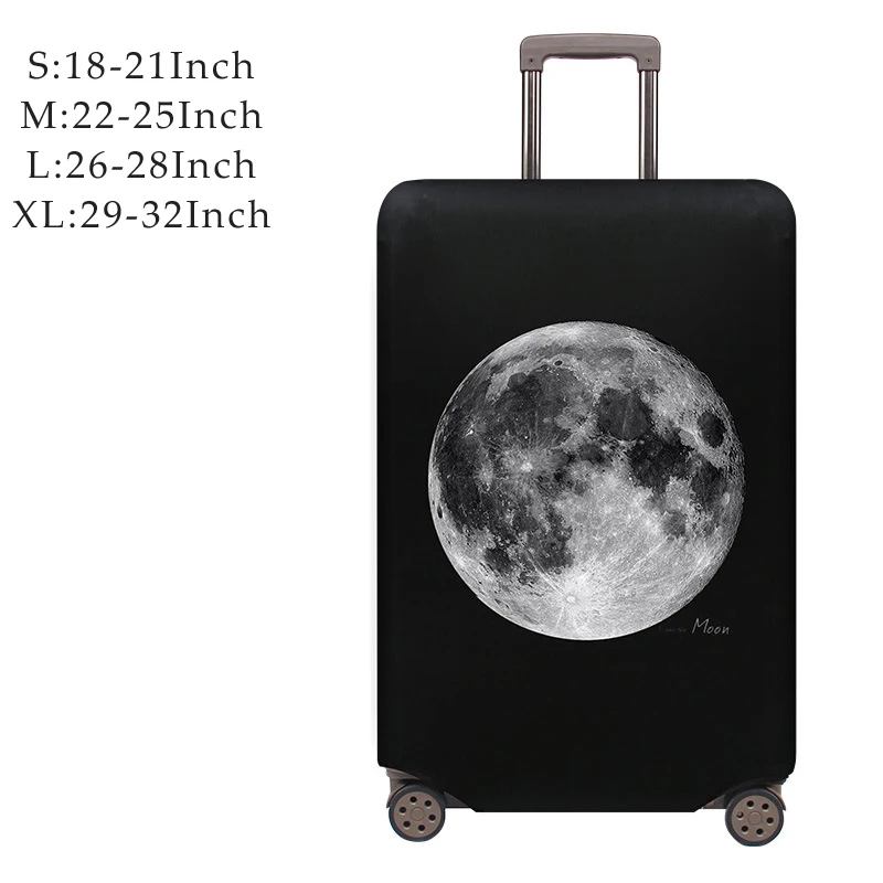 Защитный чехол для чемоданов эластичный уплотненный дорожный мешок для пыли багажные Чехлы аксессуары защитный чехол для костюма чехол 112 - Цвет: Luggage Cover 12