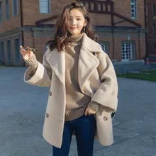 ^#Cheap Winter ladies jacket casual blazer female 2019 new high quality herringbone pattern loose large size wool women's suit jacket ^#Cheap Winter ladies jacket casual blazer female 2019 new high quality herringbone pattern loose large size wool women's suit jacket