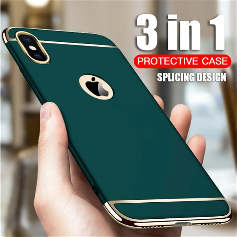 

Luxury Protective case For iPhone 11 Pro X Xs Max XR Cover Bumper On The for Apple iPhone 11 X SE 2020 6 7 8 Plus Case Shell