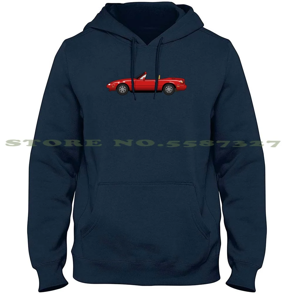 

Red Mx-5 Mk1 Streetwear Hoodie Sweatshirt Mazda Miata Mx5 Mx 5