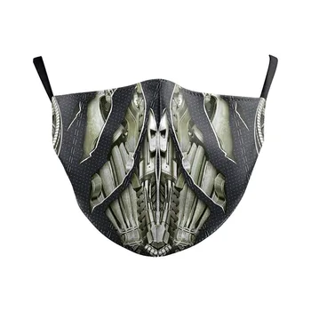 

Washable Printed Face Masks Steampunk Reusable Fabric Adult Mouth Muffle Anti-Dust Windproof PM 2.5 Filter Adult Mouth Cover