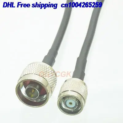 

DHL 50pcs N male plug to RPTNC male jack straight RG58 Jumper pigtail 2M cable 22j