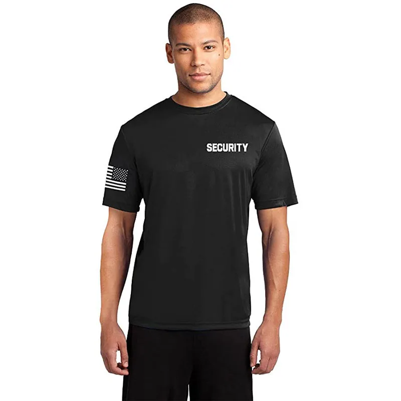 Camiseta Unisex de dos caras del personal del evento de la guardia
