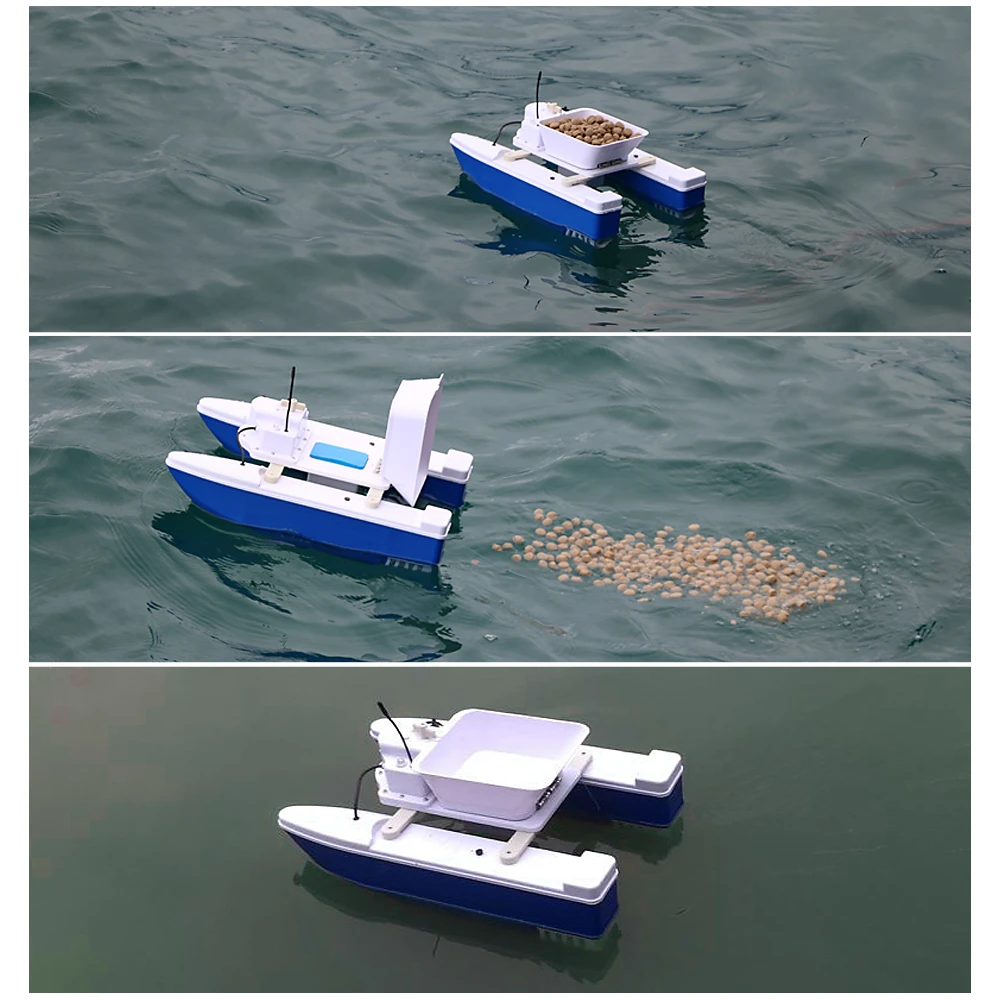 

Wireless Remote Control Folding Fishing Bait Boat Smart Fish Finder Device 500m Wireless Range