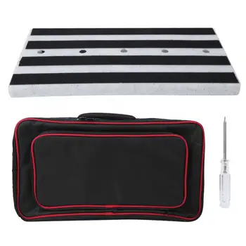 

Electric Guitar Effectboard built-in Support Column PE Pedal Board with Storage Bag Guitar Pedalboard
