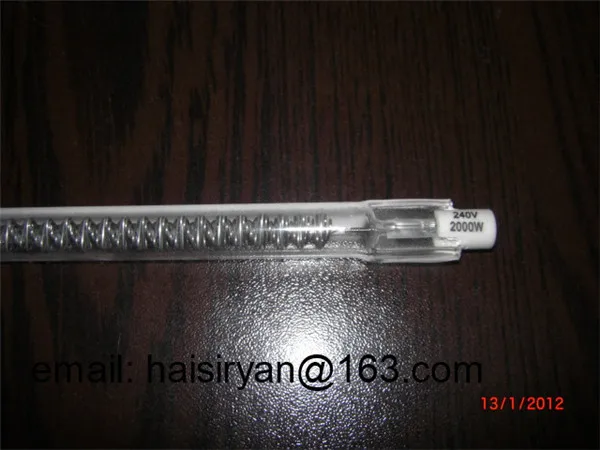 

Far Infrared Quartz Halogen Heating Lamp with CE certificate