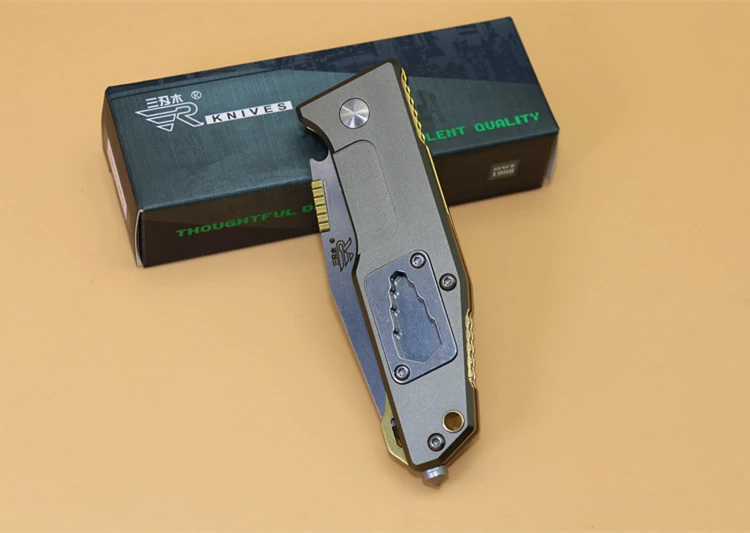 SANRENMU 7046 карманные инструменты для выживания Мини Складной нож со стеклом/гаечный ключ для путешествий, кемпинга, пеших прогулок