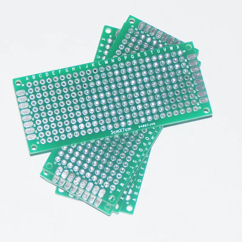 10 шт. 3*7 см печатная плата прототип печатной платы цена универсальная Veroboard 3 X7