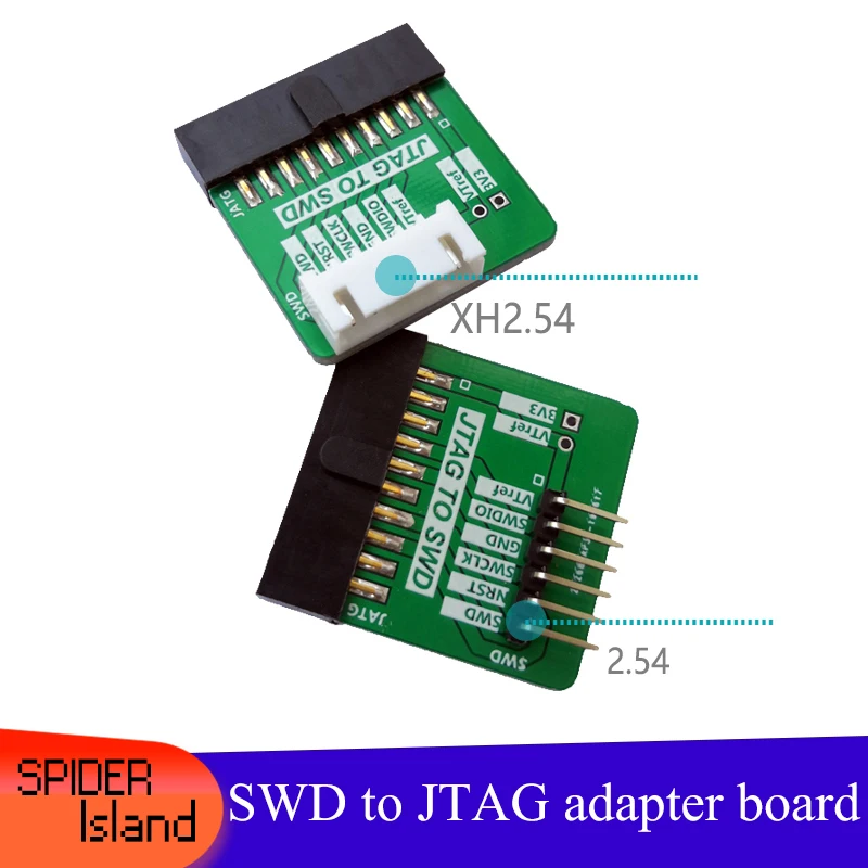 SWD to JTAG 어댑터 보드, JTAG to 4, 5, 6P 핀 SWD 인터페이스, JLINK 어댑터 보드, 20P, 2
