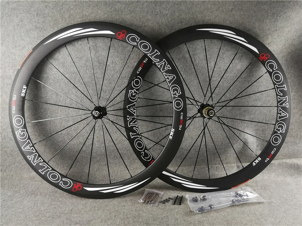 50MM Colnago Wheelset 3K Matte Carbon Road Bike Wheels