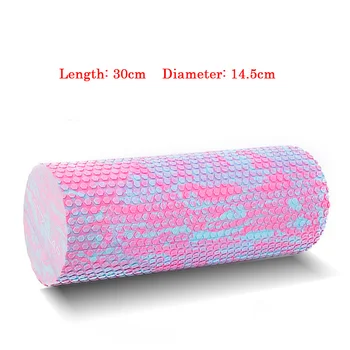

30/45CM Foam Yoga Pilates Roller Block High-density Floating Roller Home Gym Fitness Body Massage Rollers