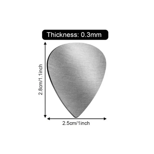 Guitar Pick Actual Size Template