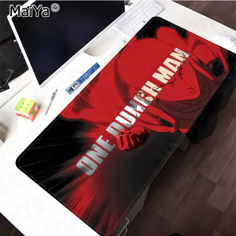 Lock Edge 30x80cm Maiya классный аниме One punch man индивидуальный игровой коврик для мыши для ноутбука большой коврик для мыши клавиатуры коврик - Цвет: Lock Edge 30x80cm