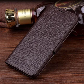 

New Luxury Huawei Mate 20 20 pro Genuine Crocodile Leather Phone Cases New Fashion Phone Bags Mate20x 20 x Huawei Flip case