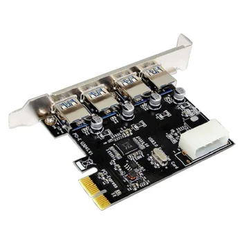 

3.0 PCI-E to USB Riser Card 4-port USB Built-in Desktop Expansion Card